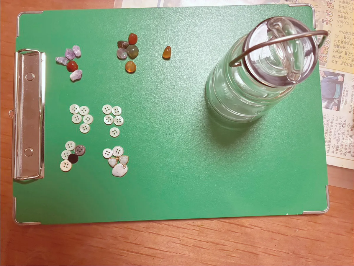 空き瓶と習慣トラッカーで入れるアイテム